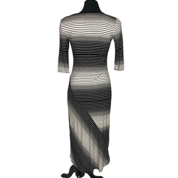 Max Studio Long Sleeve Stripe Maxi Dress - Women’s XS - Picture 2 of 7